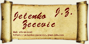 Jelenko Zečević vizit kartica